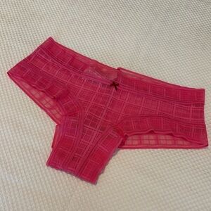 Victoria’s Secret Pink Lace Cheeky Panty Size Medium NWT